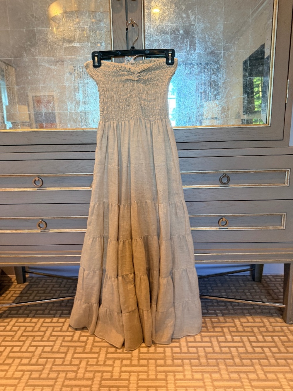 Luisa Positano Linen Mini Dress One size